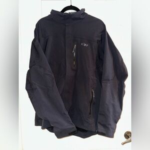 Outdoor research men’s softshell full zip jacket